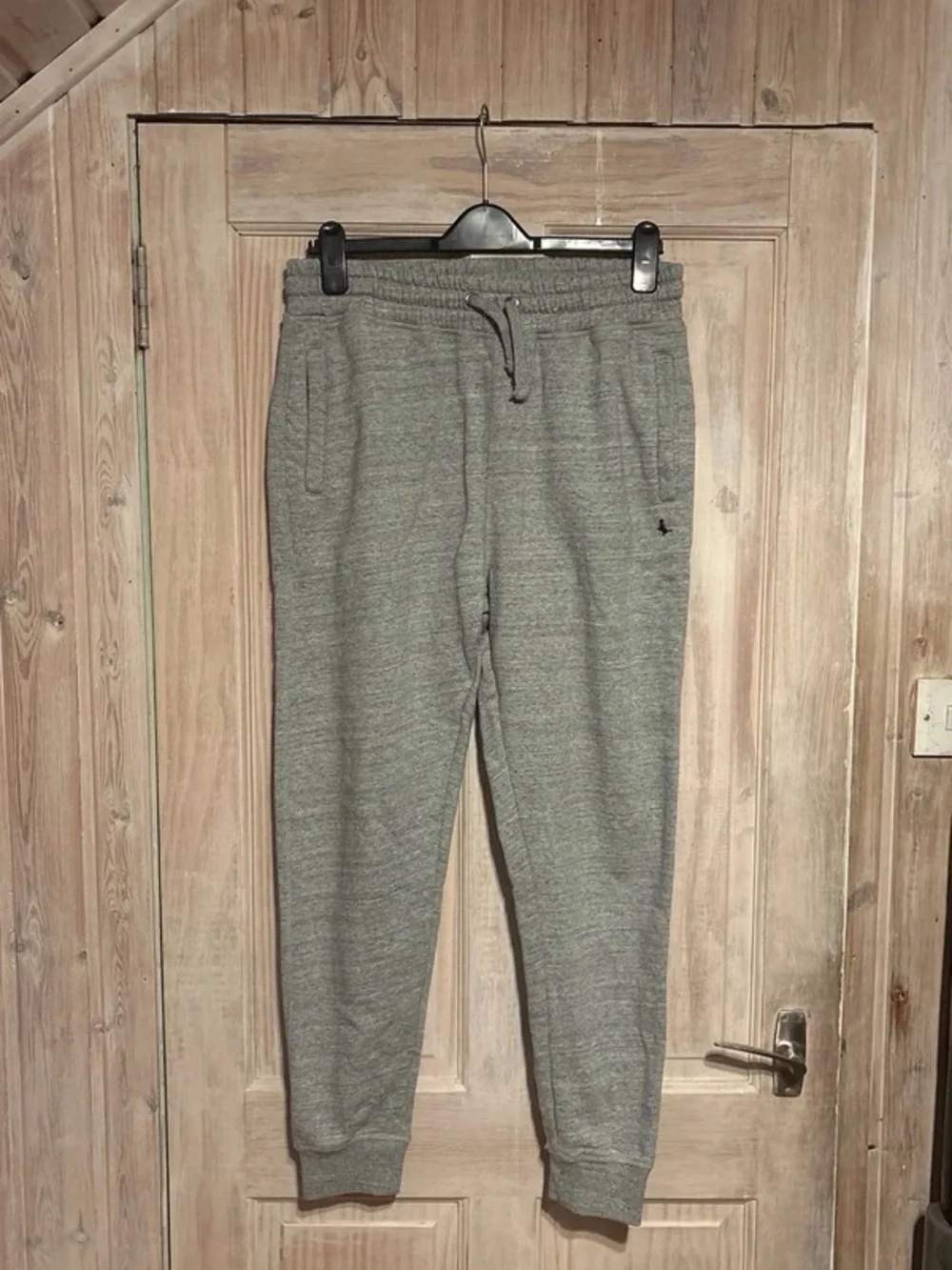 Men's Grey Jogger Sweatpants - Casual Drawstring Pants